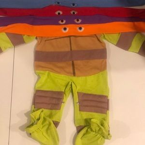 12M Child Ninja Turtle Costume 🐢 🍕